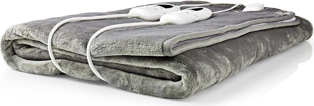 Nedis Electric duvet under blanket 2 people 160 x 140 cm 9 heat settings washable overheating protection digital control flannel fleece / polyester NE550708293