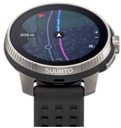 SUUNTO GPS-Multisportuhr Suunto Race Titanium Charcoal grau