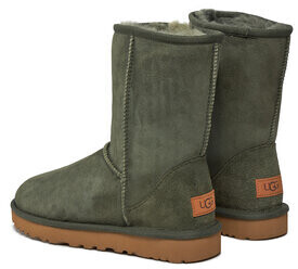 Olive green uggs classic short sales
