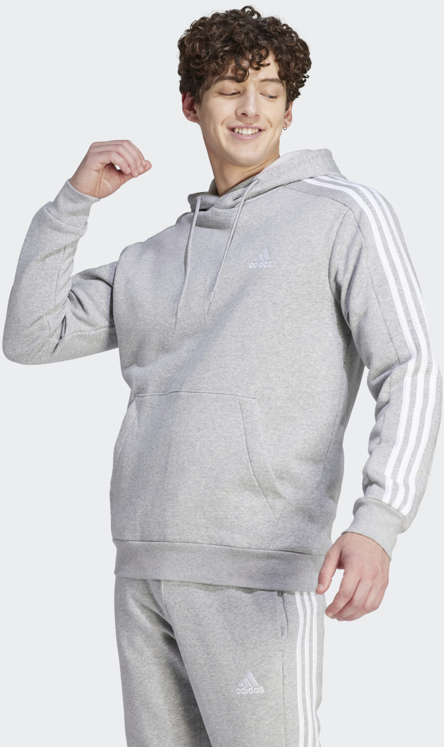 Adidas three stripe hoodie men's top