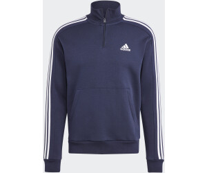 Adidas Man Essentials 3-Stripes 1/4-Zip (IJ8904-0012) Preisvergleich Sweatshirt ab 44,99 bei € Ink/white legend 