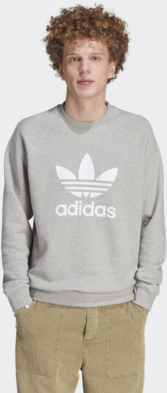 Buy Adidas Man adicolor Classics Trefoil Sweatshirt medium grey
