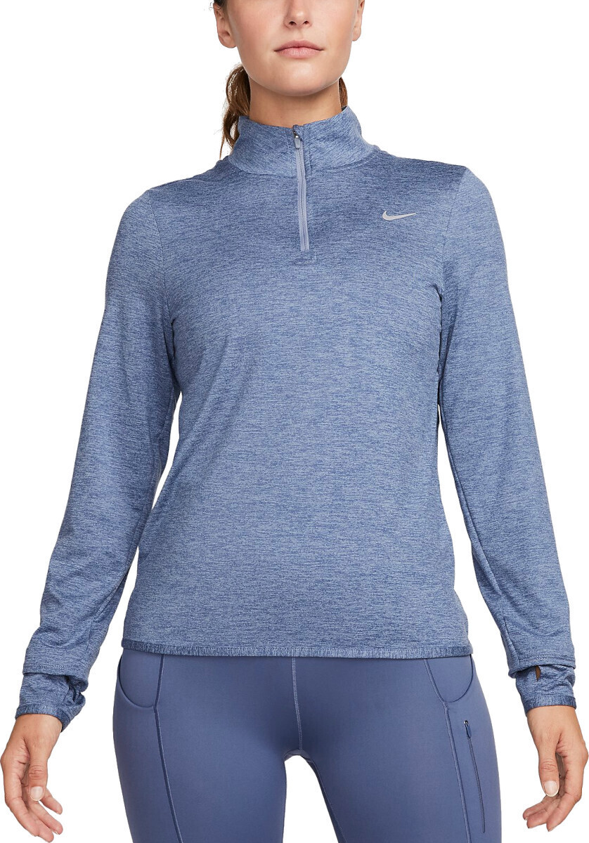 grey nike half zip top womens