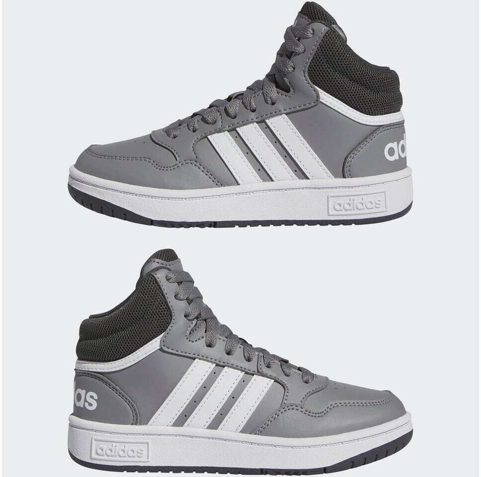 Adidas Hoops Mid Kids grey 3 cloud white grey six ab 34 99 Preisvergleich bei idealo