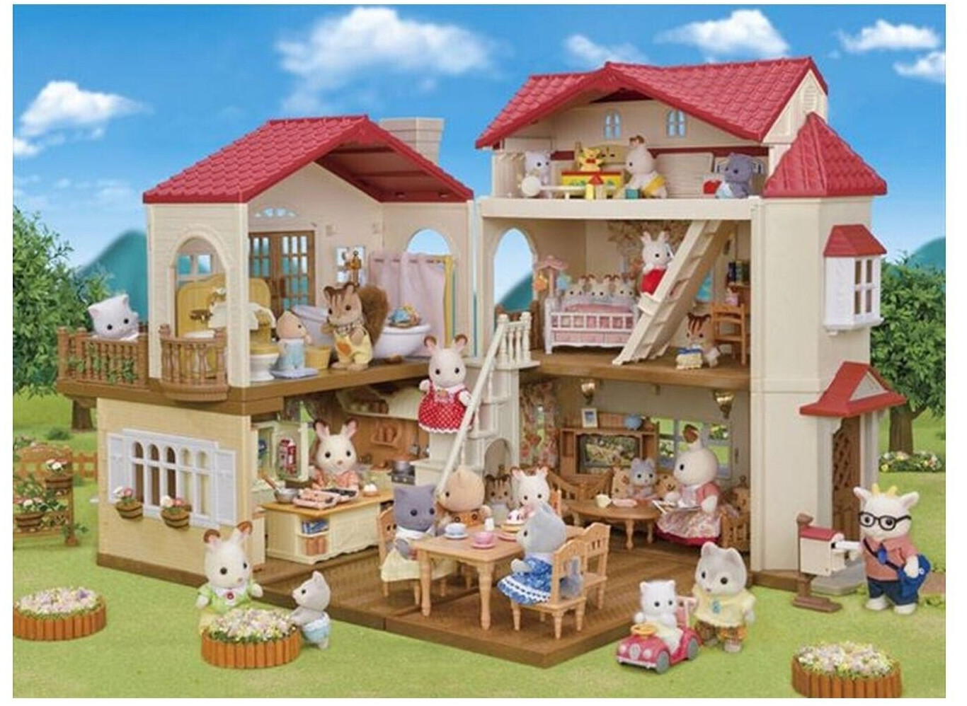 Sylvanian casa con luces clearance