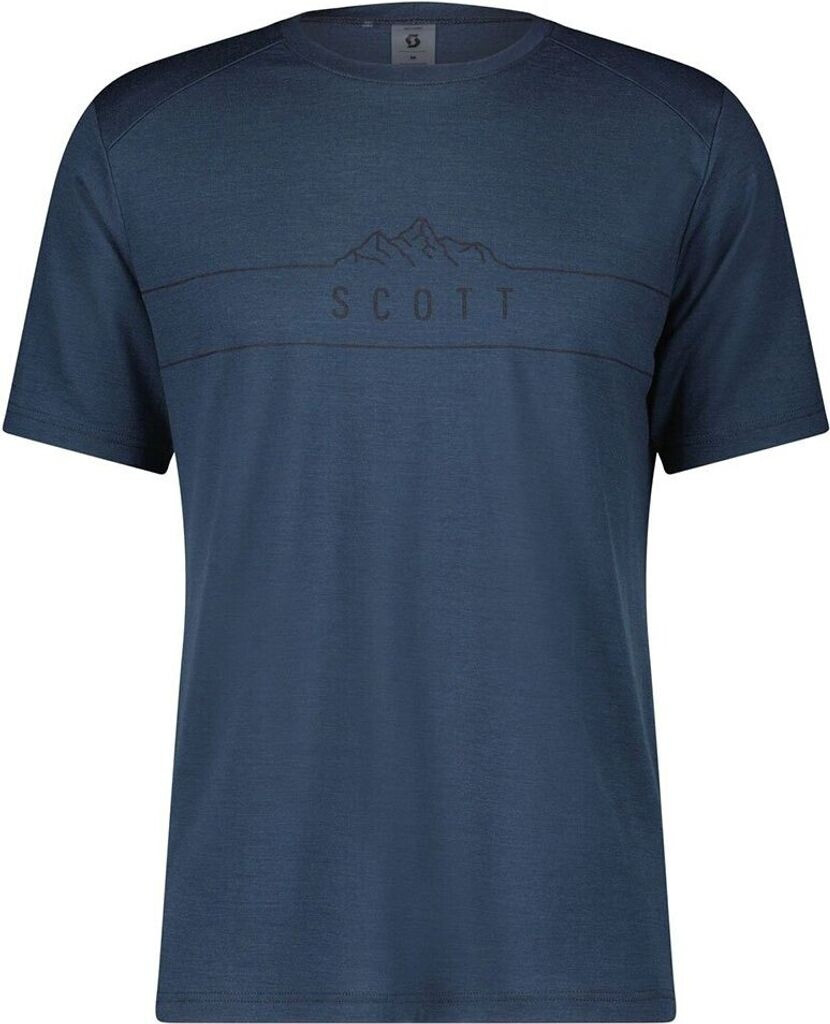 Scott Shirt M's Defined Merino SS metal blue