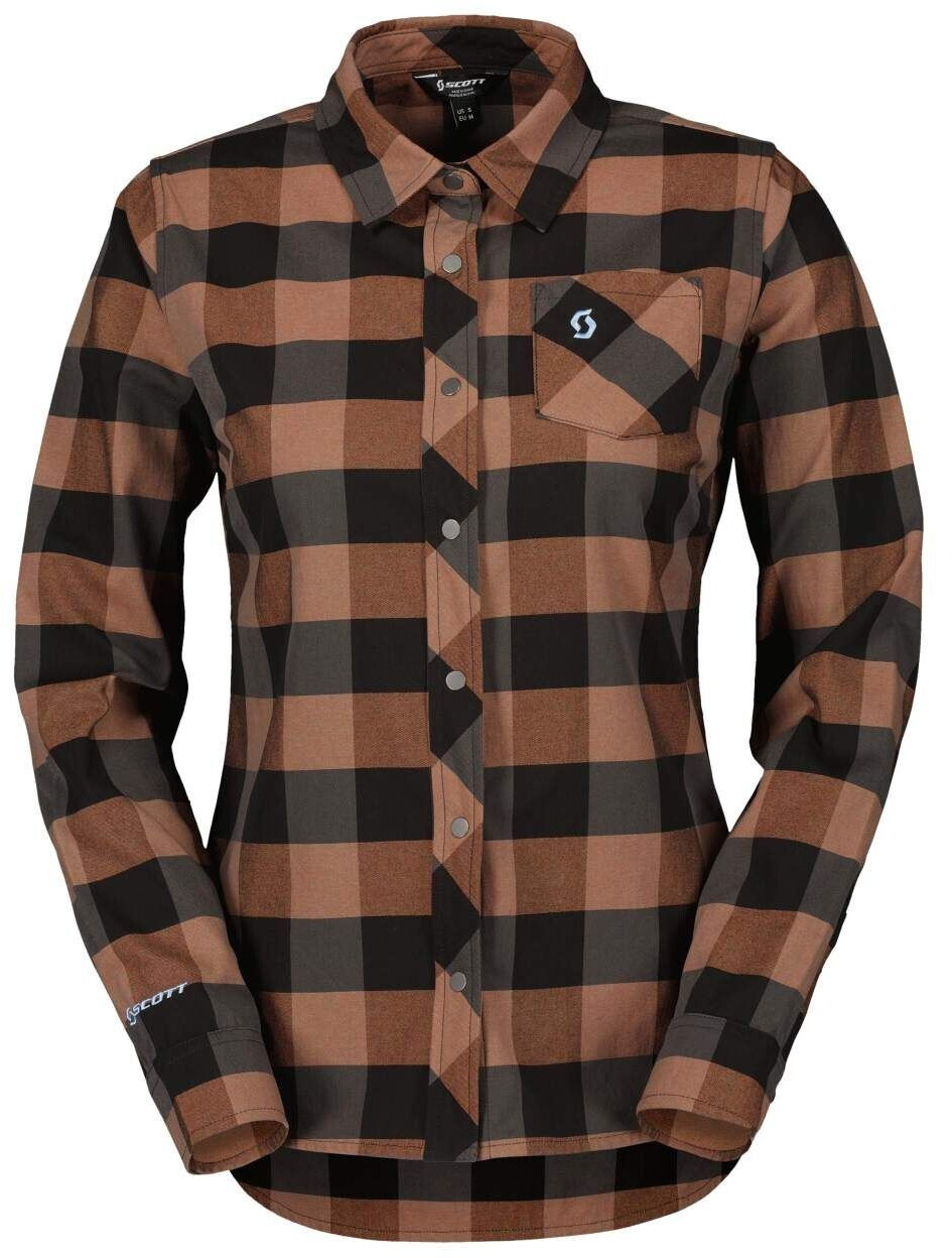 Scott Shirt W's Trail Flow Check LS rose beige/black