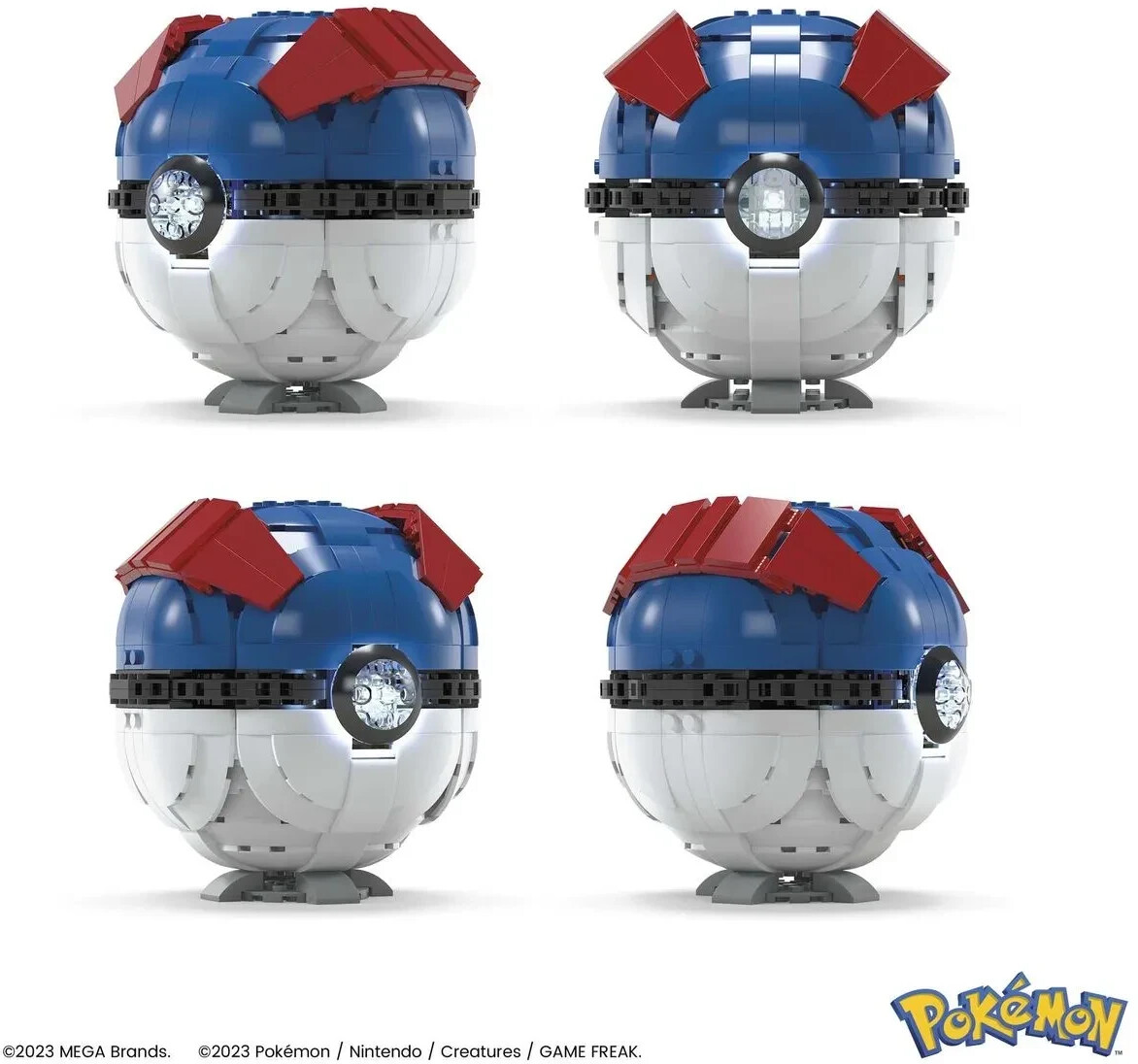MEGA Construx Pokémon Jumbo Poké Ball Construction Set for sale online