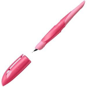 Stylo plume enfant - STABILO EASYbirdy 3D Wildlife - Blister x 1 stylo  plume droitier + 1 clé de réglage - rose