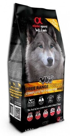 Alpha Spirit Soft Food Free-Range Canine Adult Poultry Semi-Wet