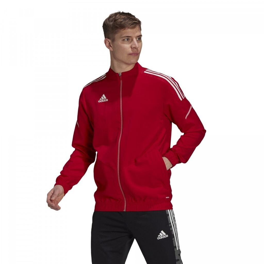 Adidas Man Condivo 21 Primeblue Presentation Jacket team power red/white (GE5418)