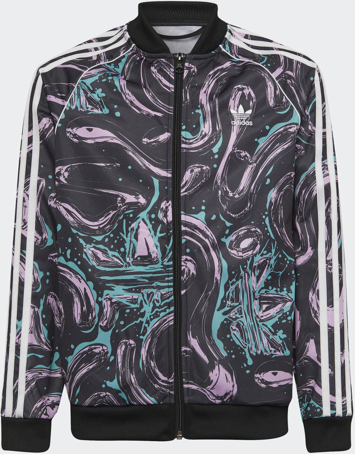 Adidas Kids Allover Print SST Originals Jacket 134 black/bliss Lilac/semi  Mint Rush (HL9430) ab 27,99 € | Preisvergleich bei