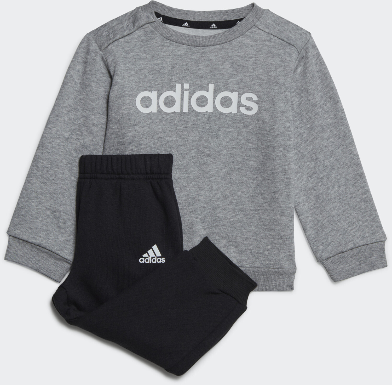 Adidas Kids Essentials grey bei | Jogginganzug medium Preisvergleich € (HR5882) heather/white Lineage ab 18,67