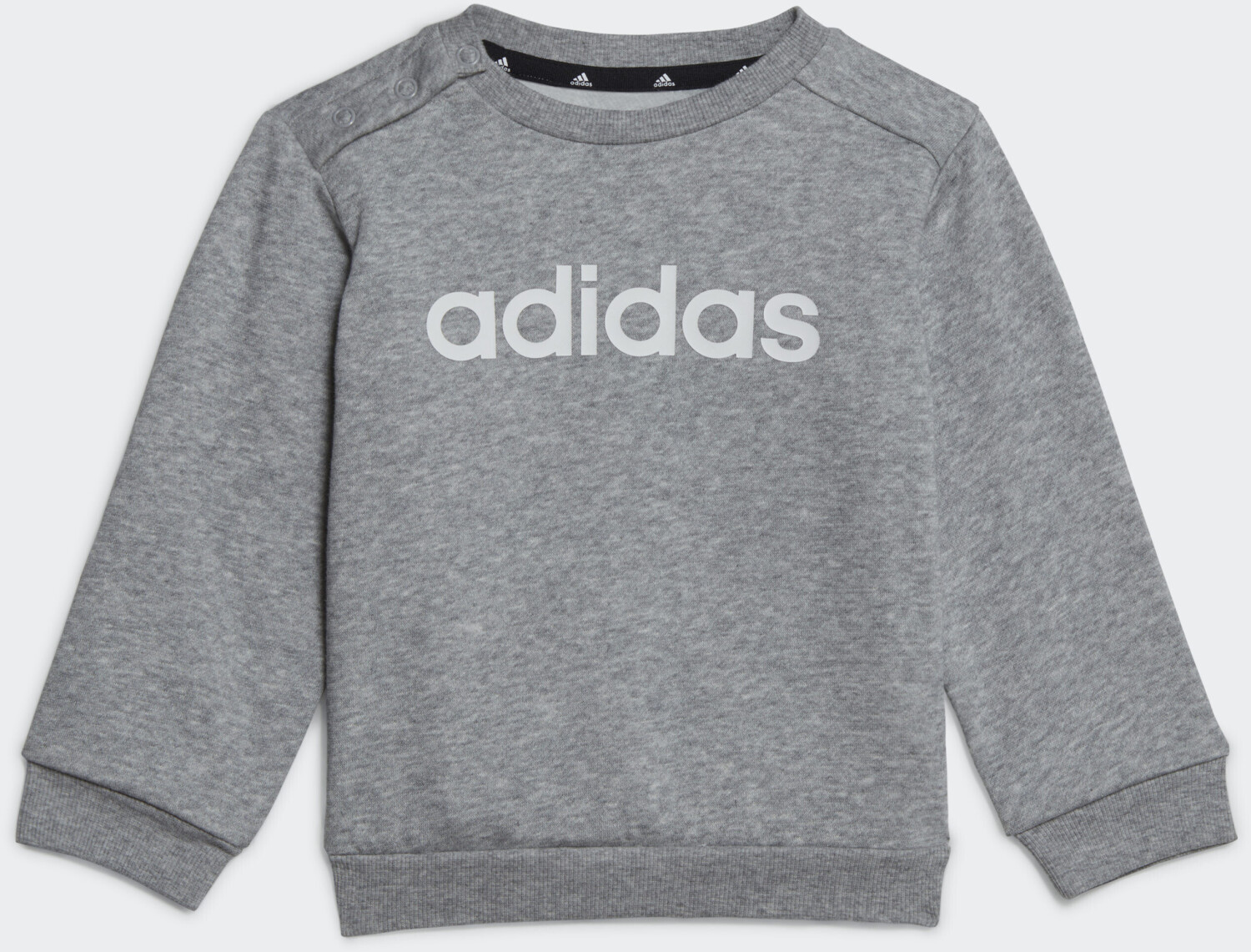 Kids Jogginganzug medium Adidas Preisvergleich Lineage ab Essentials heather/white 18,30 bei | (HR5882) € grey