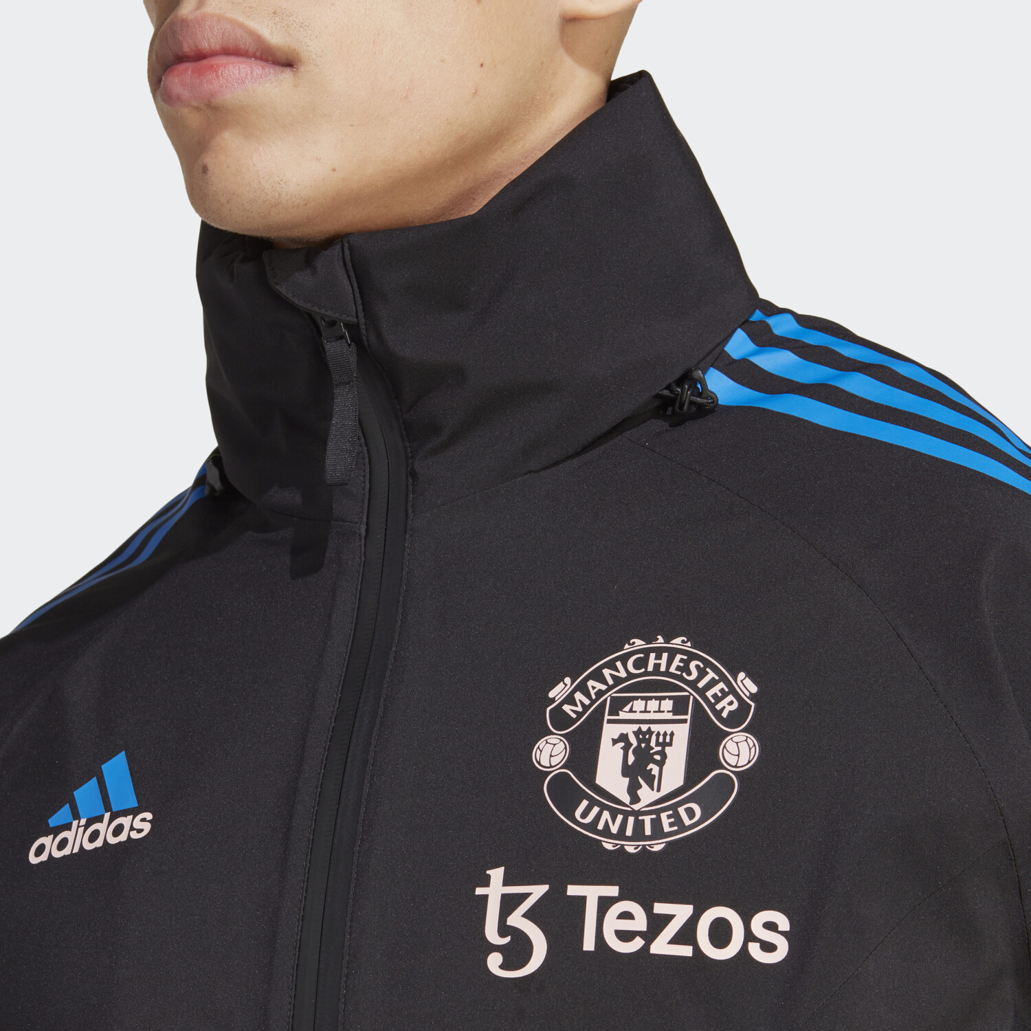 Adidas storm parka blau deals