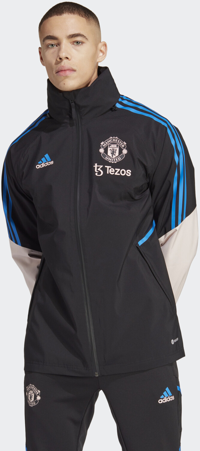 Adidas Man Manchester United Condivo 22 storm Jacket black/Icey pink (HT4289)