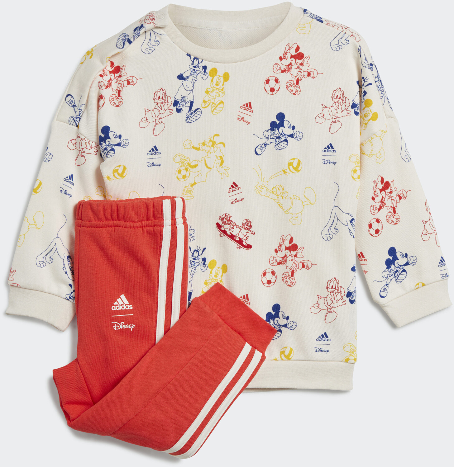 bei red/better Micky Jogginganzug Kids x 53,00 Preisvergleich Gold/bright Adidas Maus | Chalk white/bold € ab (IB4846) scarlet Disney