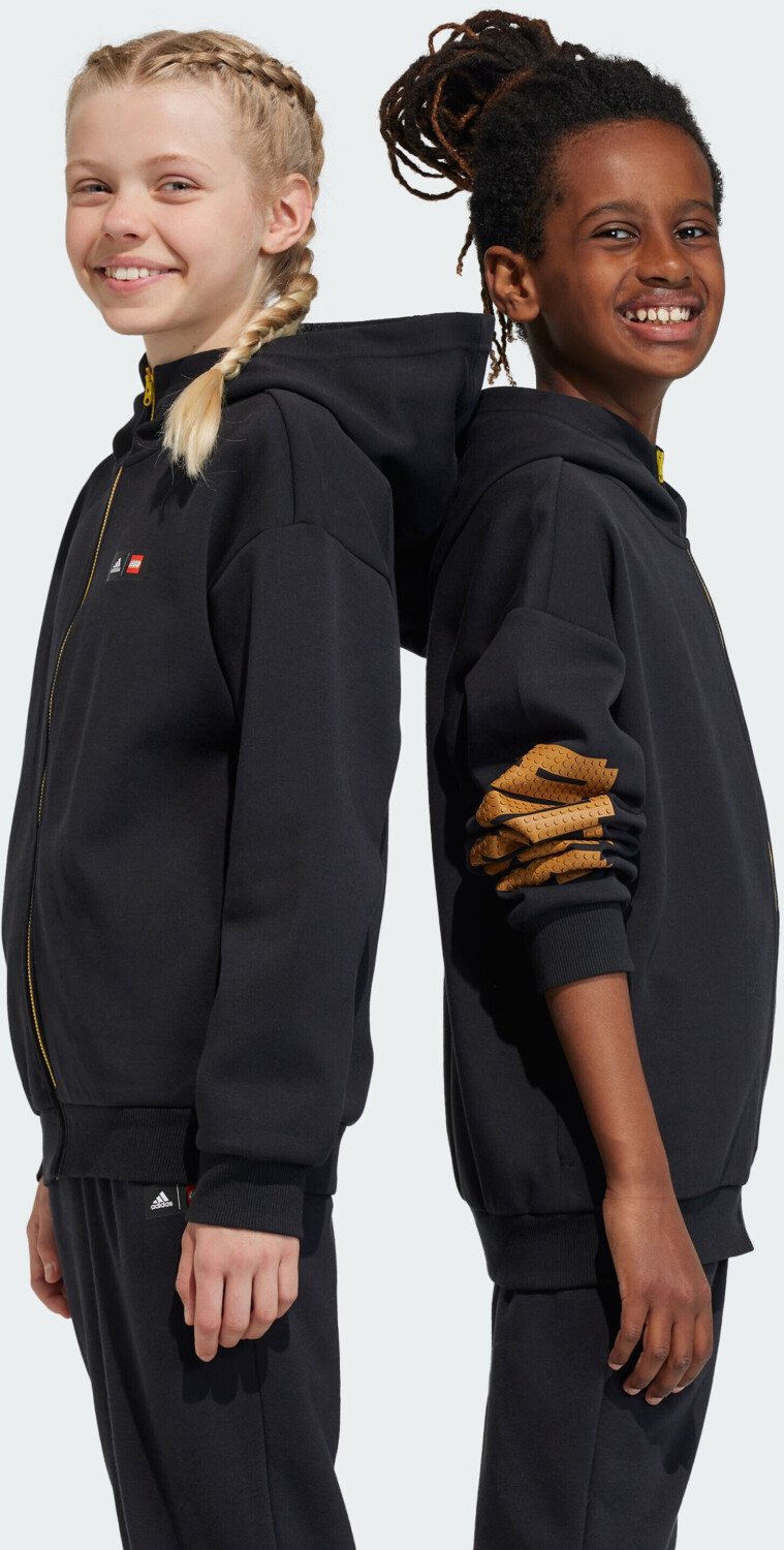 Adidas Kids x Classic LEGO® Full-Zip Hoodie black/Mesa/yellow (IB6174)