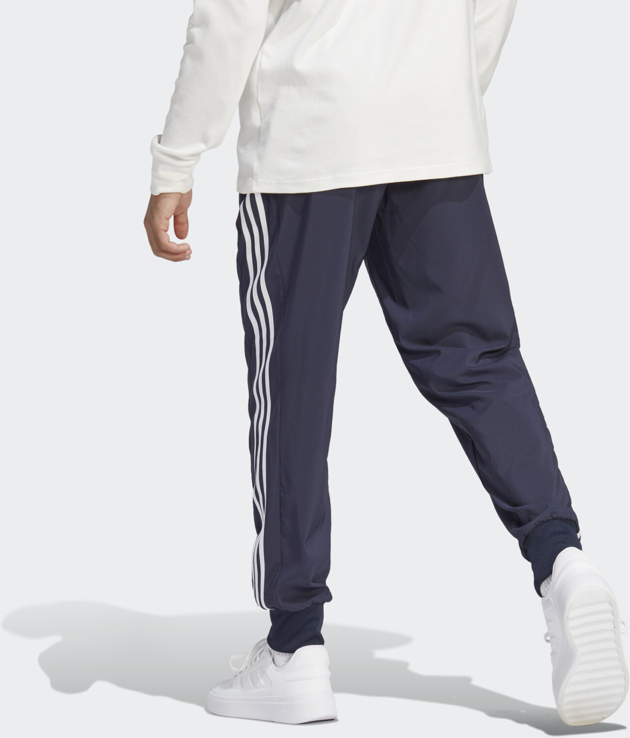 Adidas Man AEROREADY Essentials Tapered Cuff Woven 3-Stripes Pants 