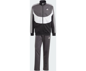 Mens black and white adidas tracksuit store