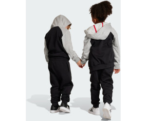 (IJ6386) Preisvergleich Suit heather/black Adidas Logo € grey bei medium Kids Big Kids 42,26 ab Track Essentials |