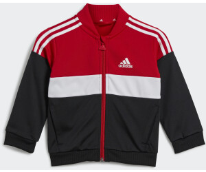 € Tiberio 35,89 Colorblock | Adidas white/black scarlet/ Suit (IJ8723) better Track bei Shiny Preisvergleich 3-Stripes ab Kids