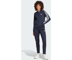 Adidas Woman Essentials 3 Stripes Track Suit legend Ink white