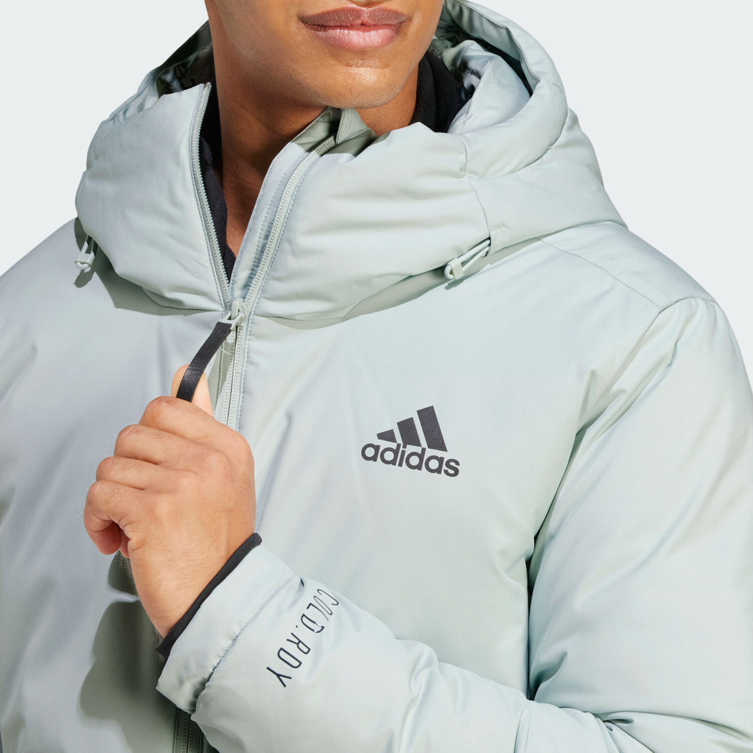Adidas jacket silver outlet