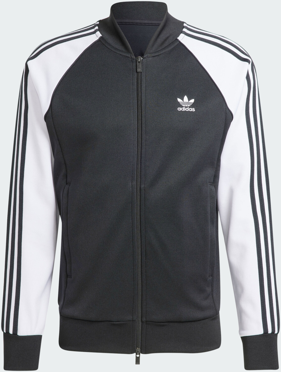 Black and white adidas superstar jacket store