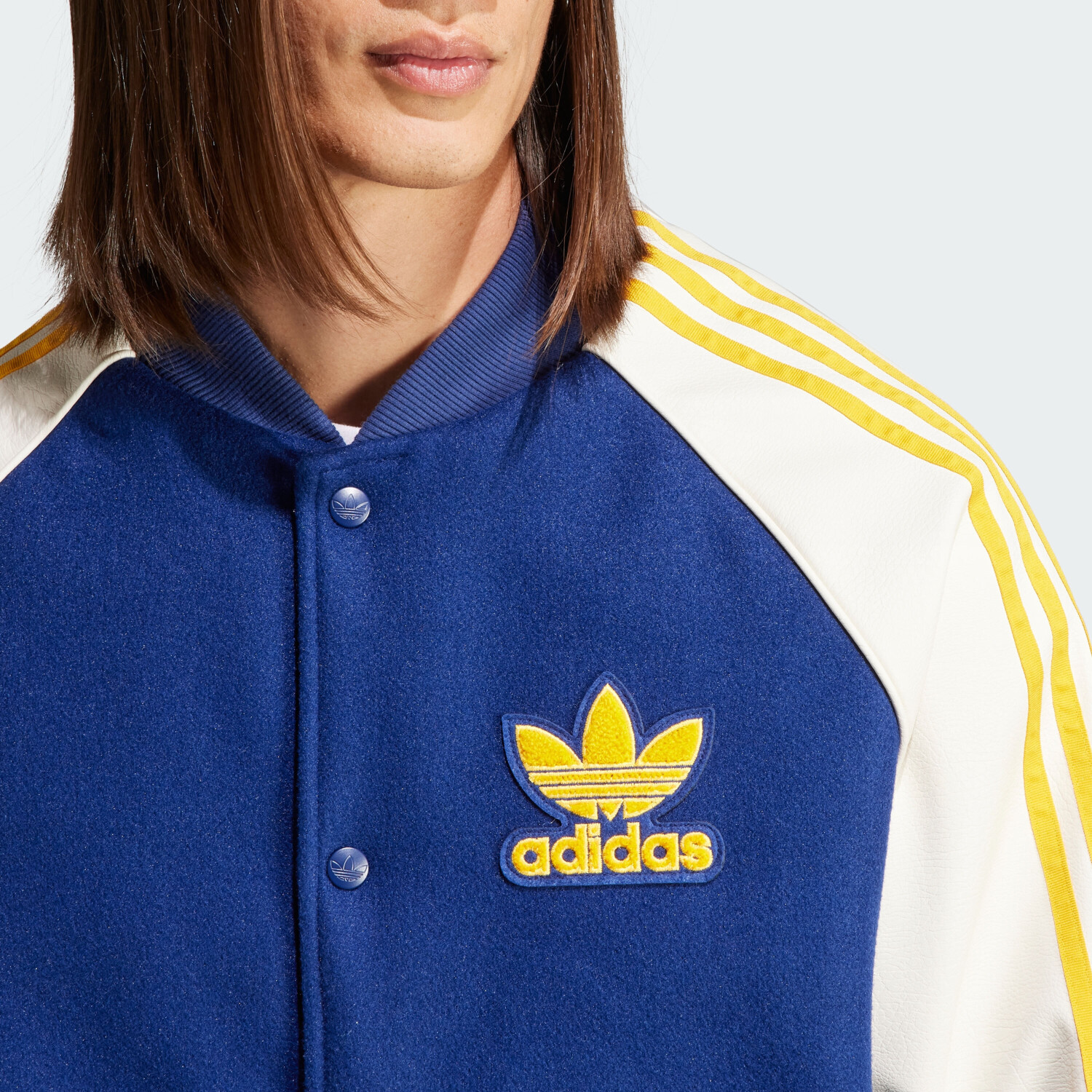 Adidas bomberjacke on sale blau