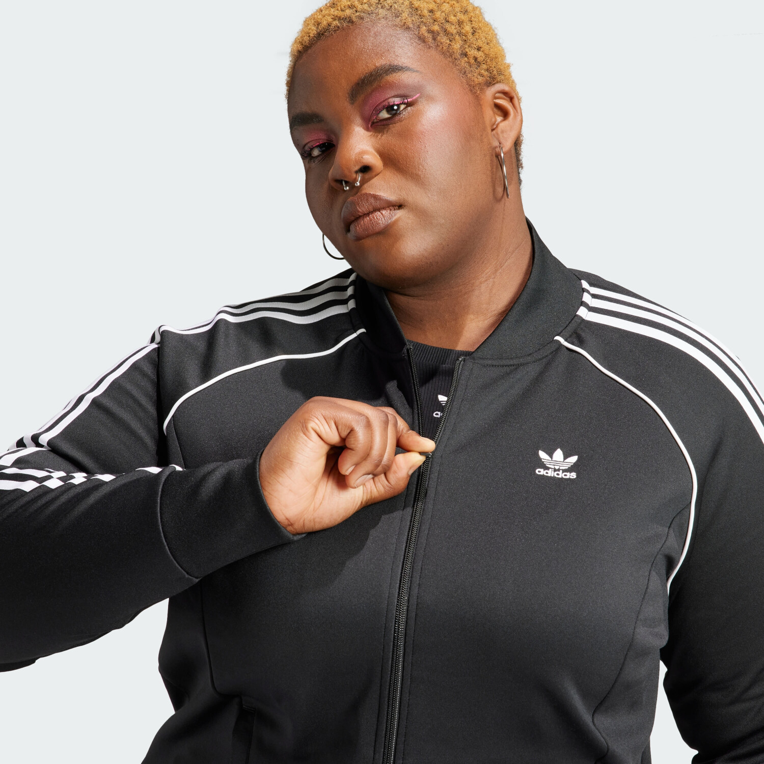 Adidas Woman adicolor Classics SST Originals Track Top Plus Size black IL9050 ab 50 99 Preisvergleich bei idealo