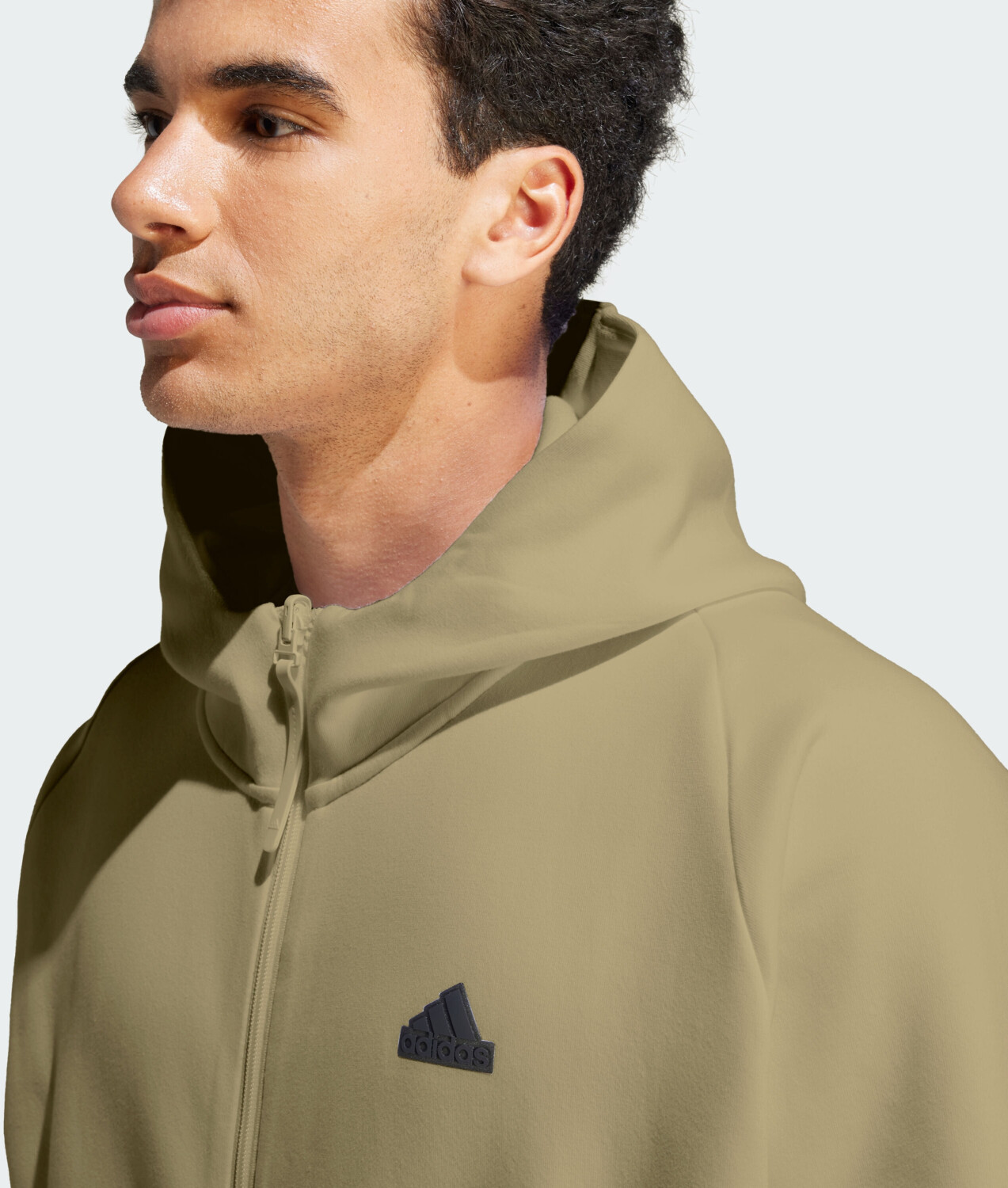Adidas originals id96 full zip hoodie olive cheap