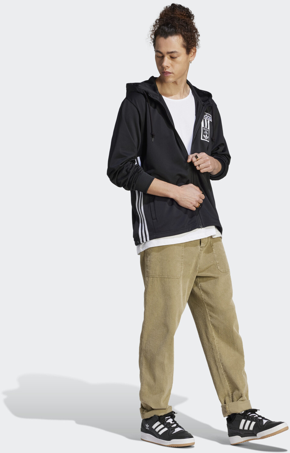 Adidas Man adicolor Adibreak Full Zip Hoodie black IN8079 ab 62 16 Preisvergleich bei idealo