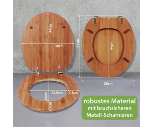 Banjado Design WC Sitz Bambus 44x38x5cm ab 72.99  | Vergleiche 6 Angebote  auf idealo.de