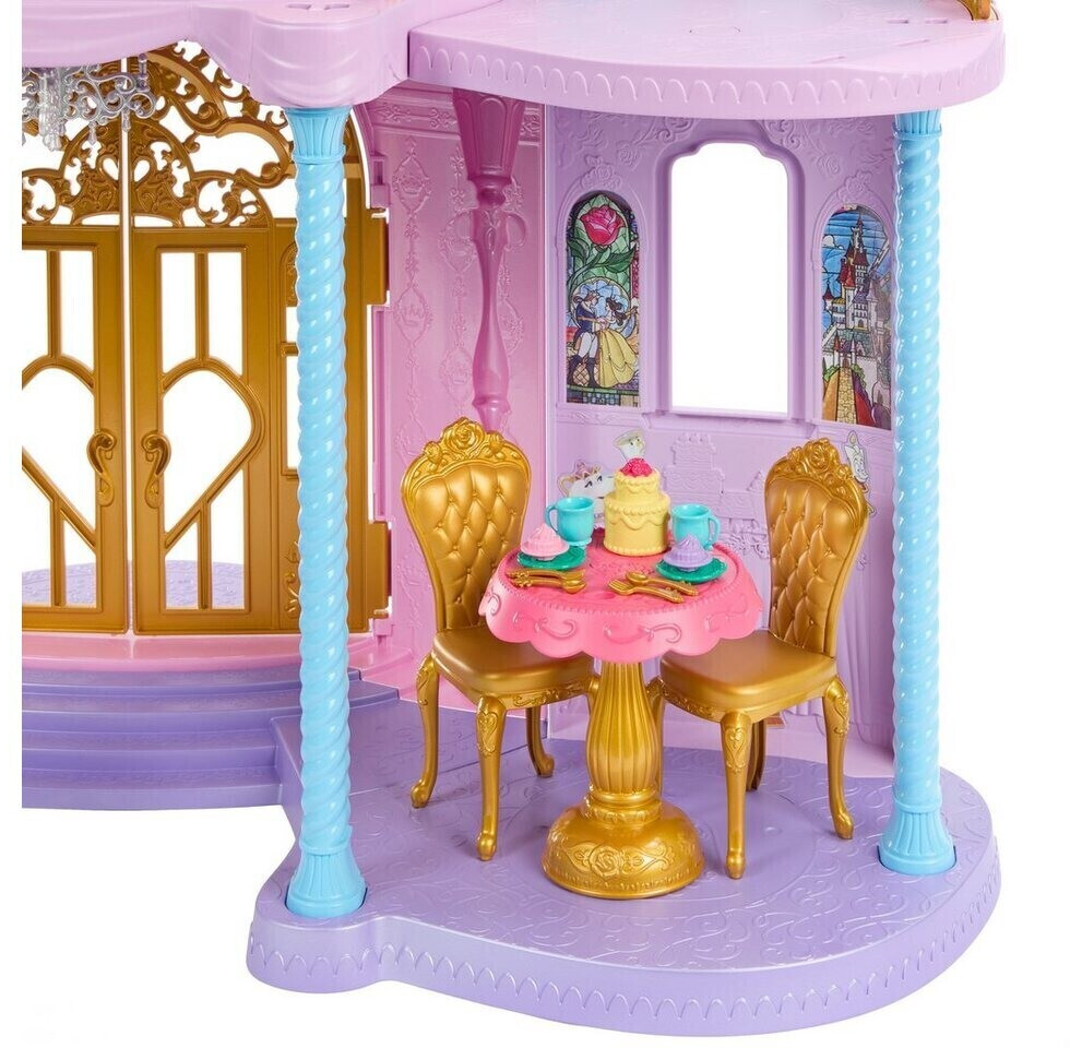 Disney Princesses Château Magique Adventures, 3 Niveaux Avec 10 Zones De  Jeu, 25 Accessoires Pour Poupées