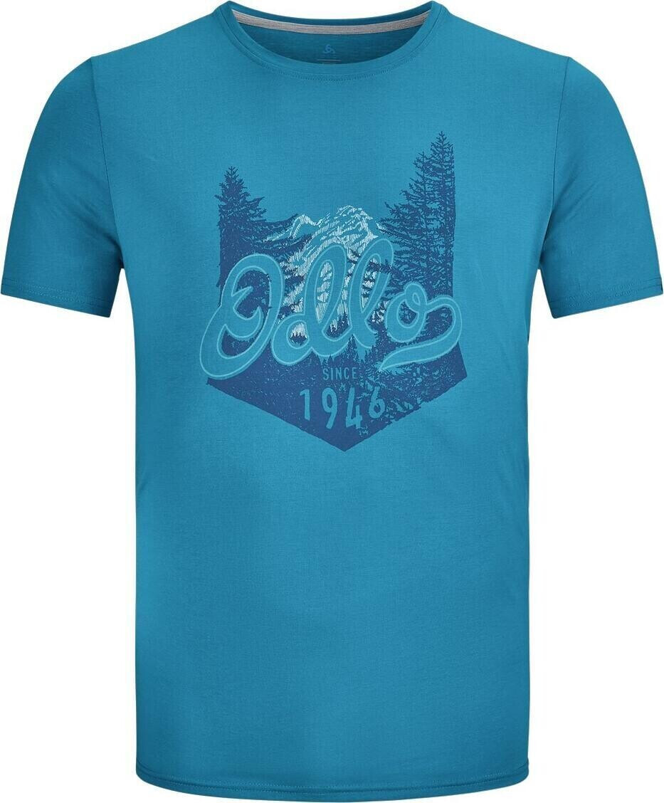 Odlo T shirt Crew Neck Short Sleeve Nikko Logo (551362) saxony blue ab