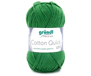 Gründl Cotton Quick Uni Strickgarn/Häkelgarn, 10 Knäuel à 50 g (farbenfrohes Garn aus 100