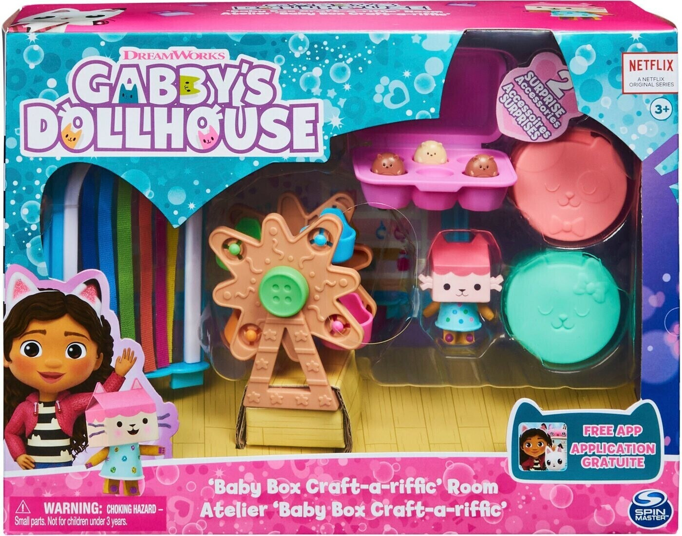 Spin Master Gabby's Dollhouse Craft-a-riffic-Room au meilleur prix sur