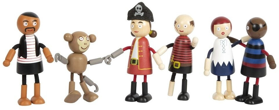 Legler Dollhouse Pirates Set of 6
