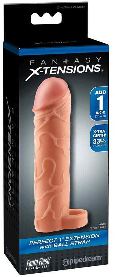 Pipedream Fantasy X-TENSIONS Perfect 1 Extension with Ball Strap