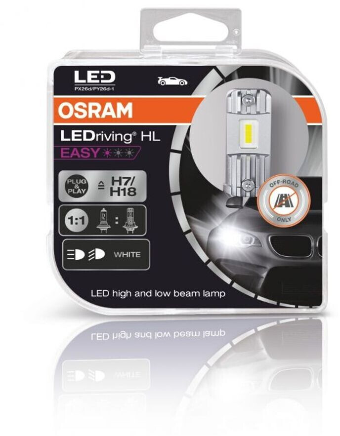 Osram Coppia Lampade LED H7 LEDriving 6000K 12V Auto Moto 67210CW – Ricambi  Auto 24