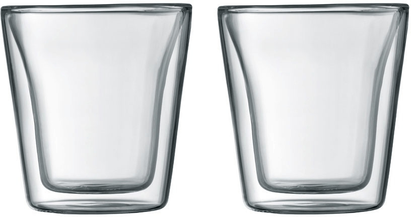 Photos - Mug / Cup BODUM Canteen Glass 0.1 L 2-Set 