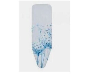 Housse Pour Table à Repasser Brabantia Taille C (124x45cm) - Denim Grey - Coton 100% Avec Mousse 2mm - Lavable