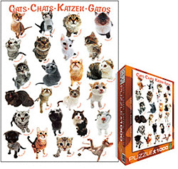 Eurographics Puzzles Chat (1 000 pièces)