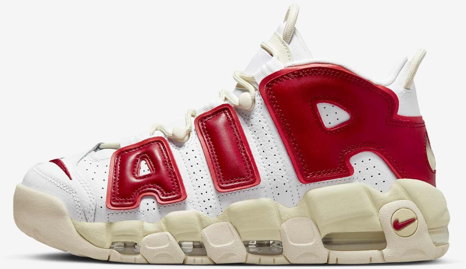 Nike Air More Uptempo Women white alabaster light crimson gym red ab 149 99 Preisvergleich bei idealo