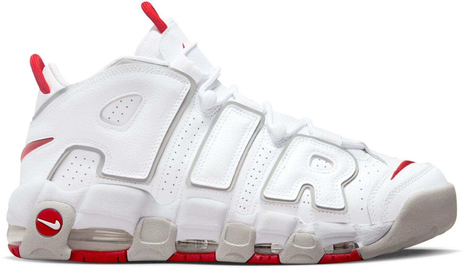 Nike Air More Uptempo 96 white grey fog university red ab 179 99 Preisvergleich bei idealo