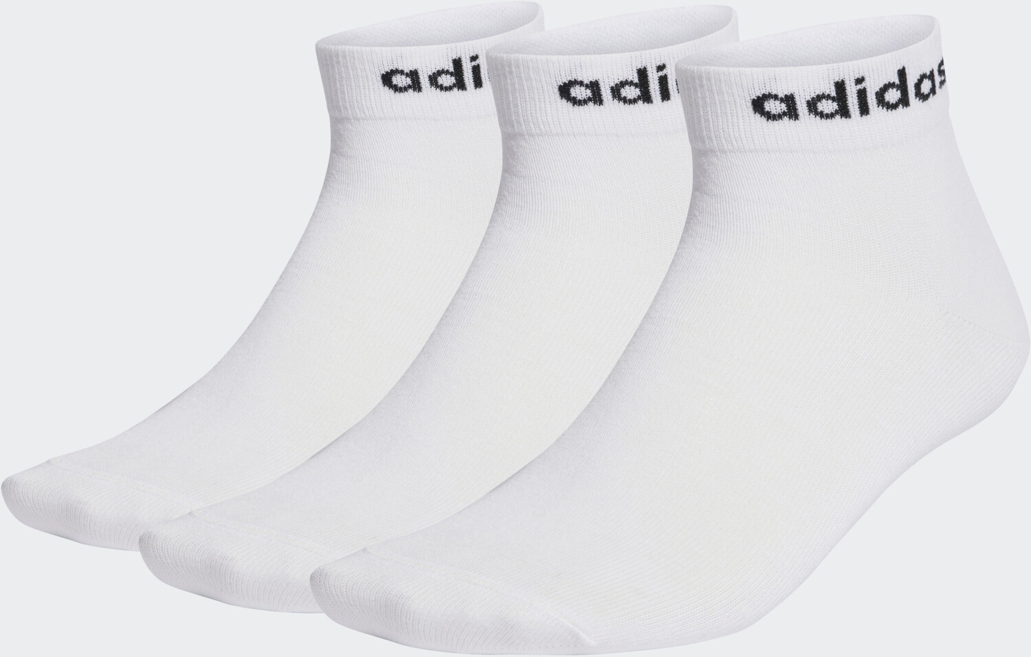 Adidas Think Linear Ankle Socks 3 Pairs white HT3451 a 5 99 oggi Migliori prezzi e offerte su idealo