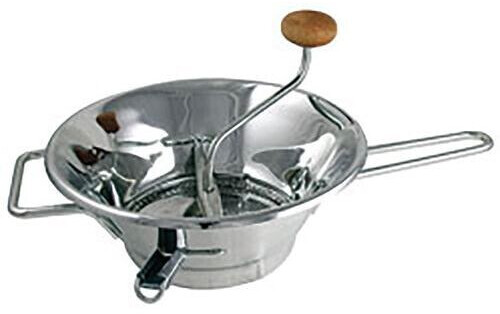 GUILLOUARD 10760 Moulin à Légumes Inox D.24cm Premium Poignée Bois