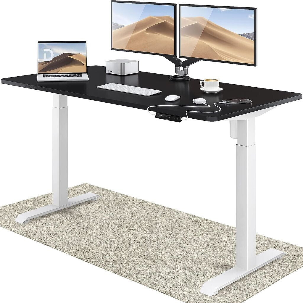 Desktronic Home One 160x80cm Black/White