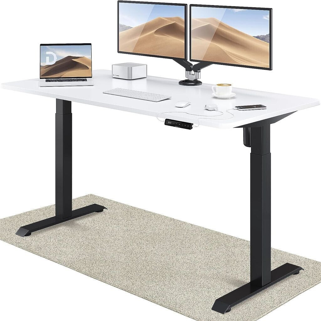 Desktronic Home One 160x80cm White/Black